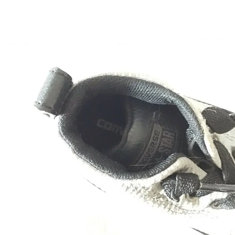 Converse All Star Chuck Taylors no tie high tops 6